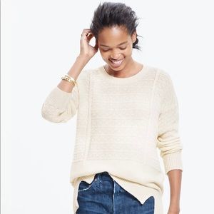 Madewell Texture-Play Pullover Sweater